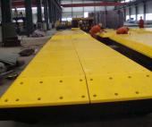 港口碼頭耐磨護舷貼面板生產廠家科諾安裝示意圖